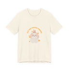 Cute Kawaii Bunny Tee — "Just Keep Moving Forward" Graphic T-Shirt