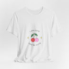 Cute Cherries Graphic Tee — "I Am Cute, You're Cute" Cute Fruit T-Shirt