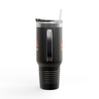 Insulated Travel Mug — "Manifest It" 40oz Tumbler with Lid & Straw