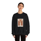 Terracotta Arch Abstract Sweatshirt | warm neutral shapes, clay tone art
