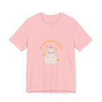 Cute Kawaii Bunny Tee — "Just Keep Moving Forward" Graphic T-Shirt