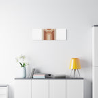 Terracotta Arch Abstract Canvas | Earthy Minimal Poster