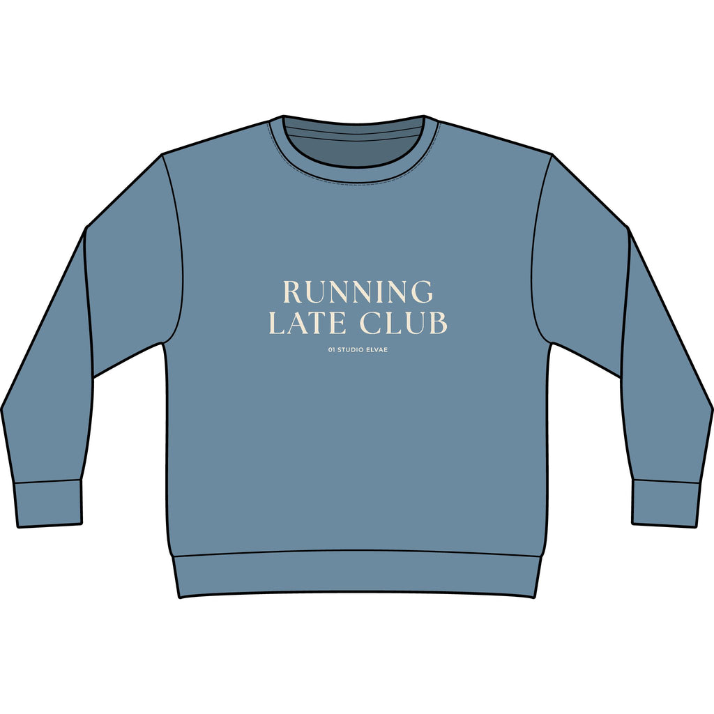 Running Late Club Heavyweight Crewneck