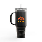 Insulated Travel Mug — "Manifest It" 40oz Tumbler with Lid & Straw