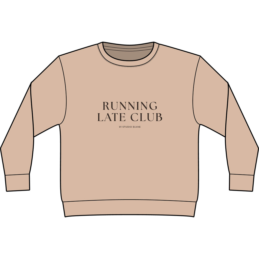 Running Late Club Heavyweight Crewneck