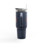 Insulated Travel Mug — "Manifest It" 40oz Tumbler with Lid & Straw