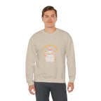 Crewneck Sweatshirt — Cute Kawaii Stars Design "Just Keep Moving Forward"