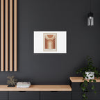 Terracotta Arch Abstract Canvas | Earthy Minimal Poster
