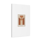Terracotta Arch Abstract Canvas | Earthy Minimal Poster