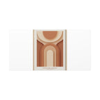 Terracotta Arch Abstract Canvas | Earthy Minimal Poster
