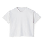 Summer Vibes Boxy Tee – Pastel Abstract Back Graphic