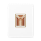 Terracotta Arch Abstract Canvas | Earthy Minimal Poster