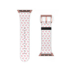 Pink Flamingo Pattern Watch Band — Cute Tropical Apple Watch Strap