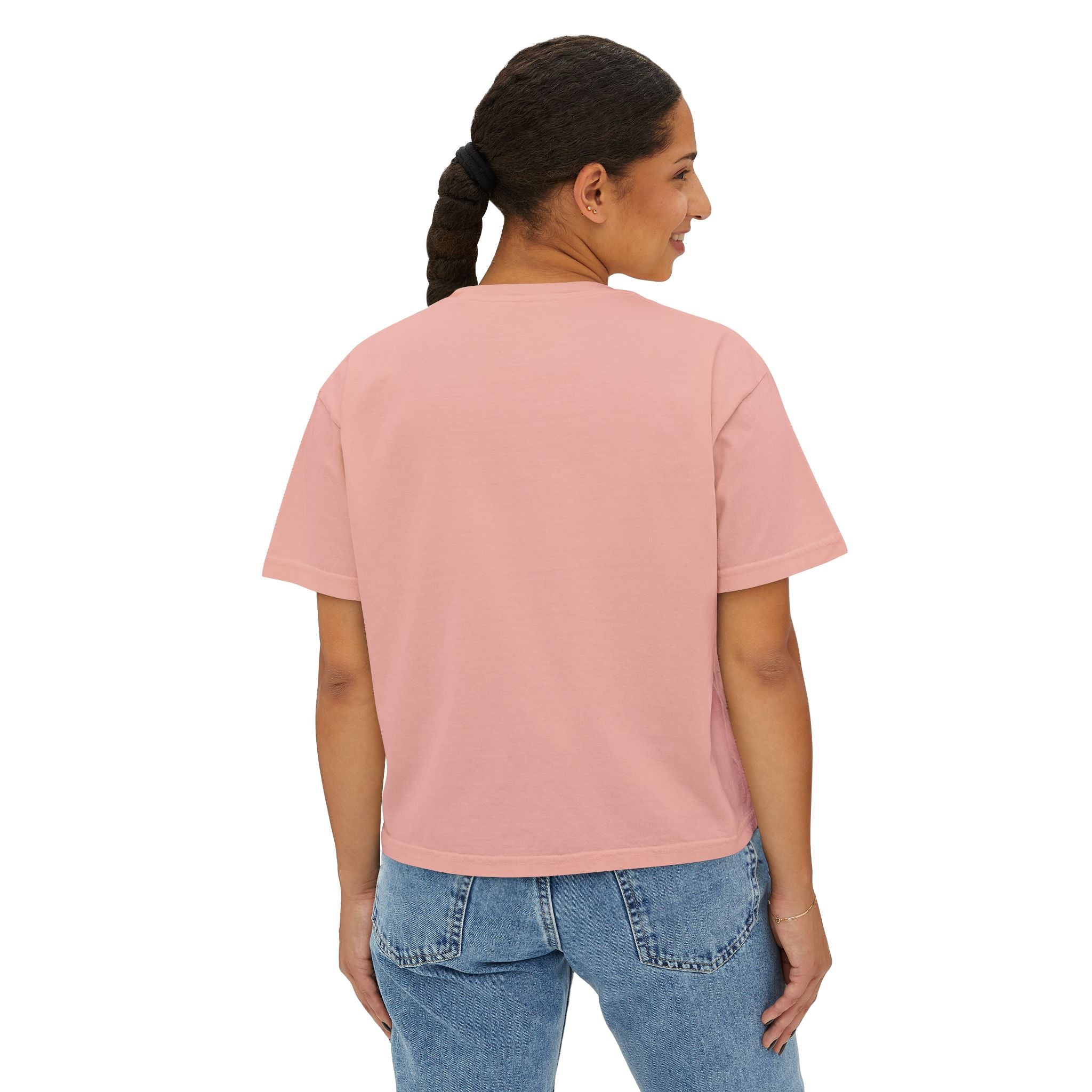 Summer Is Calling Women's Boxy Tee — Retro Palm Beach Vacation Tee