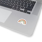 Neutral Rainbow Sticker | Muted Boho Arc, Terracotta Sage Pastel Vinyl