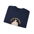Crewneck Sweatshirt — Cute Kawaii Stars Design "Just Keep Moving Forward"