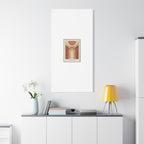 Terracotta Arch Abstract Canvas | Earthy Minimal Poster
