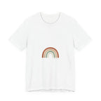 Neutral Rainbow Arc Tee | muted rainbow shirt, boho rainbow