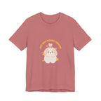 Cute Kawaii Bunny Tee — "Just Keep Moving Forward" Graphic T-Shirt