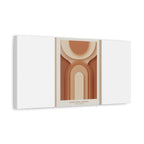 Terracotta Arch Abstract Canvas | Earthy Minimal Poster