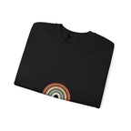 Neutral Rainbow Arc Sweatshirt | muted rainbow, boho desert arc