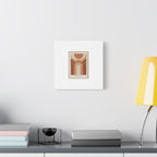 Terracotta Arch Abstract Canvas | Earthy Minimal Poster