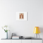 Terracotta Arch Abstract Canvas | Earthy Minimal Poster