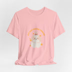 Cute Kawaii Bunny Tee — "Just Keep Moving Forward" Graphic T-Shirt