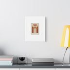 Terracotta Arch Abstract Canvas | Earthy Minimal Poster