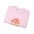 Manifest It Sweatshirt — Retro Flower Graphic Crewneck