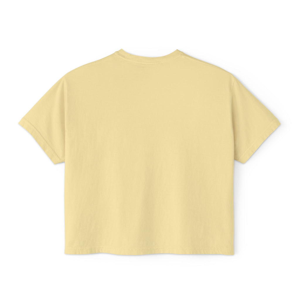 Summer Is Calling Women's Boxy Tee — Retro Palm Beach Vacation Tee