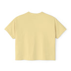 Summer Is Calling Women's Boxy Tee — Retro Palm Beach Vacation Tee
