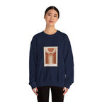 Terracotta Arch Abstract Sweatshirt | warm neutral shapes, clay tone art