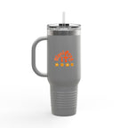 Insulated Travel Mug — "Manifest It" 40oz Tumbler with Lid & Straw