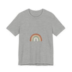 Neutral Rainbow Arc Tee | muted rainbow shirt, boho rainbow