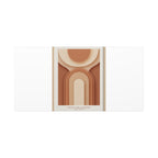 Terracotta Arch Abstract Canvas | Earthy Minimal Poster