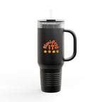 Insulated Travel Mug — "Manifest It" 40oz Tumbler with Lid & Straw