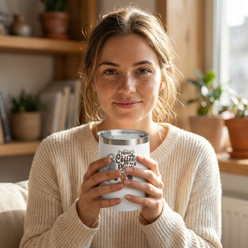 Chill Wine Tumbler - More Coffee Please