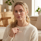 Engravable Horizontal Bar Necklace — Personalized Morse Code Pendant