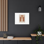 Terracotta Arch Abstract Canvas | Earthy Minimal Poster