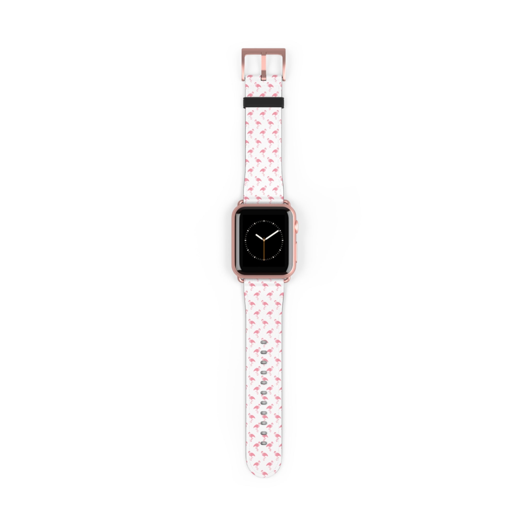 Pink Flamingo Pattern Watch Band — Cute Tropical Apple Watch Strap