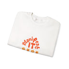 Manifest It Sweatshirt — Retro Flower Graphic Crewneck