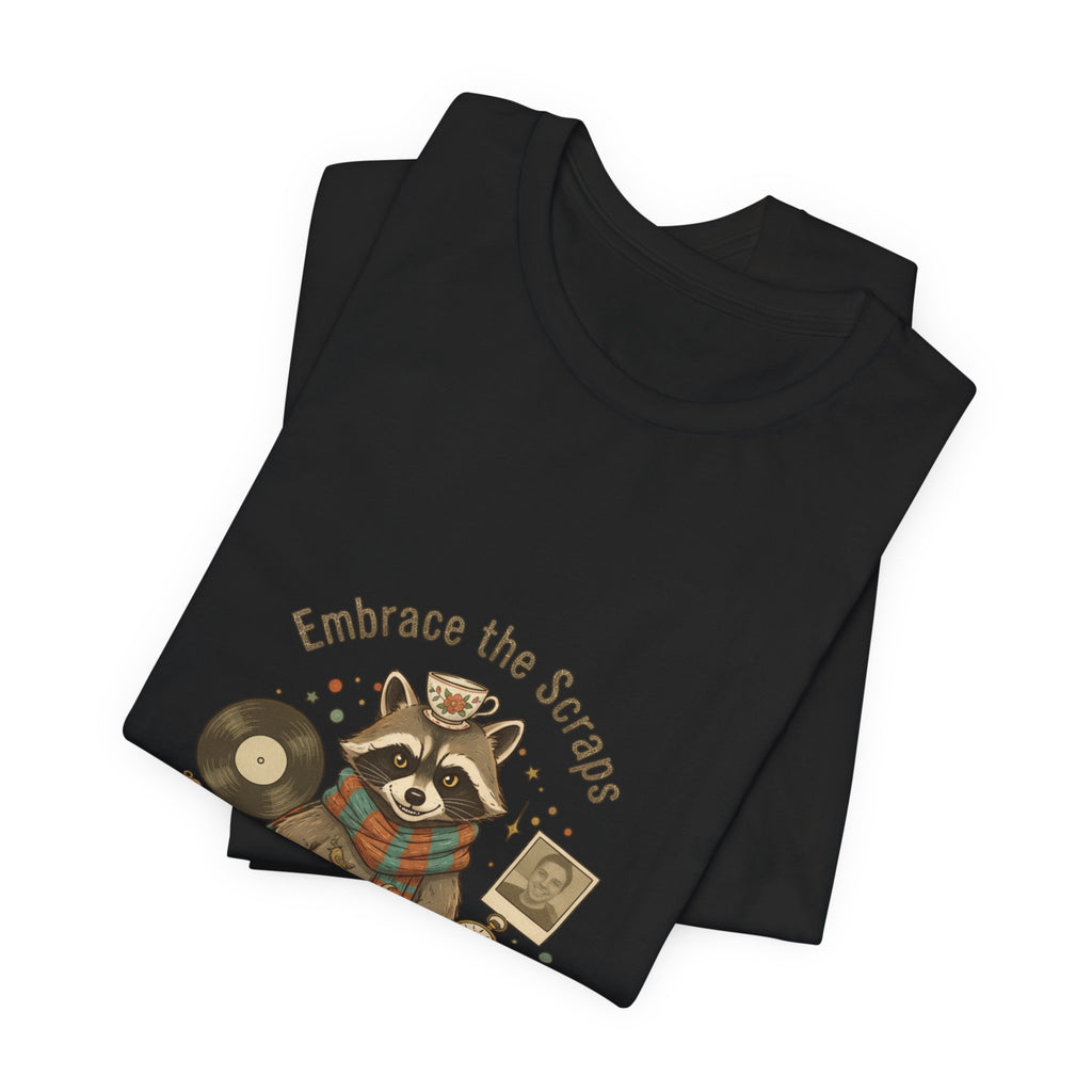 Embrace the Scraps Raccoon Tee | Trash Panda, Scavenger Chic