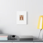 Terracotta Arch Abstract Canvas | Earthy Minimal Poster