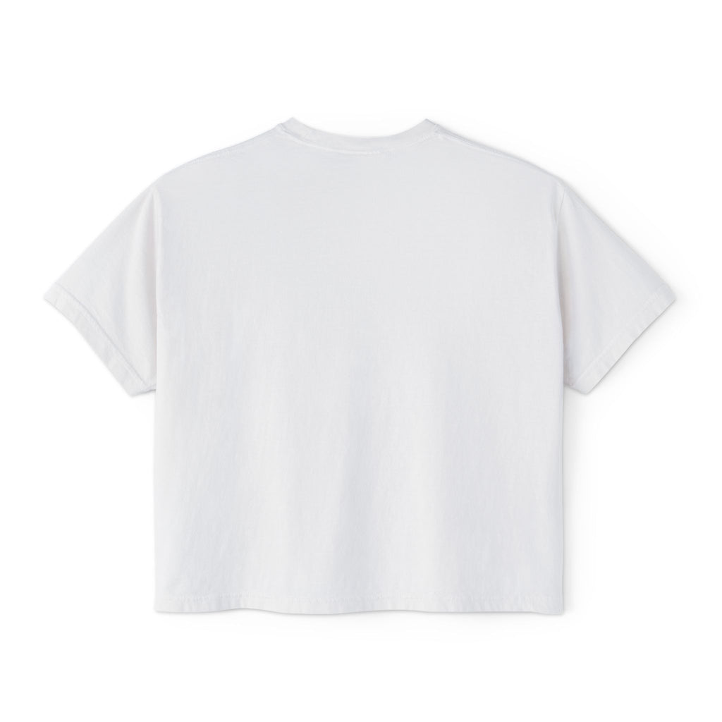 Summer Is Calling Women's Boxy Tee — Retro Palm Beach Vacation Tee