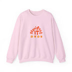 Manifest It Sweatshirt — Retro Flower Graphic Crewneck