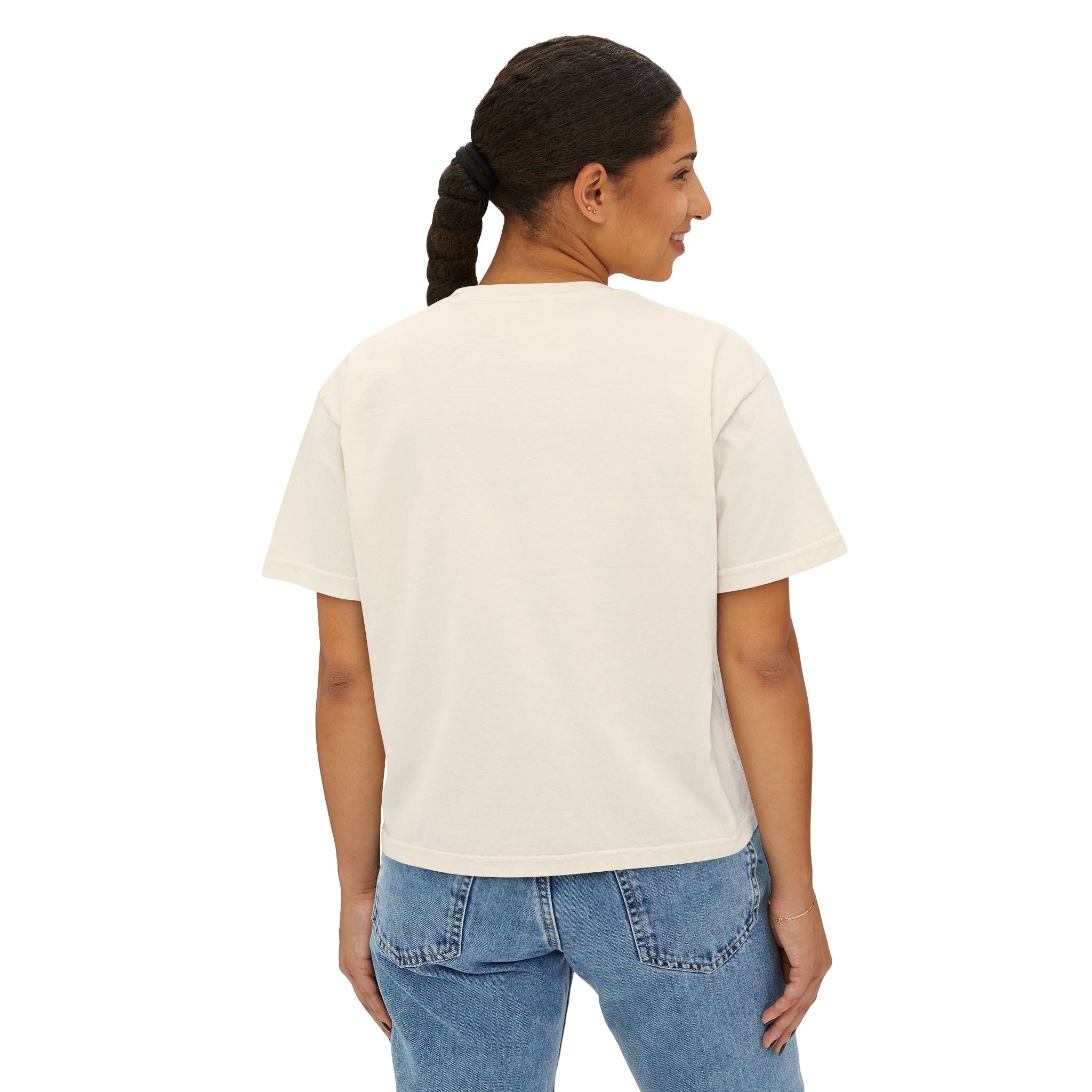 Summer Is Calling Women's Boxy Tee — Retro Palm Beach Vacation Tee