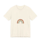 Neutral Rainbow Arc Tee | muted rainbow shirt, boho rainbow