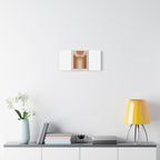 Terracotta Arch Abstract Canvas | Earthy Minimal Poster