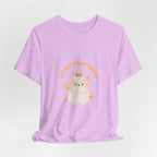 Cute Kawaii Bunny Tee — "Just Keep Moving Forward" Graphic T-Shirt